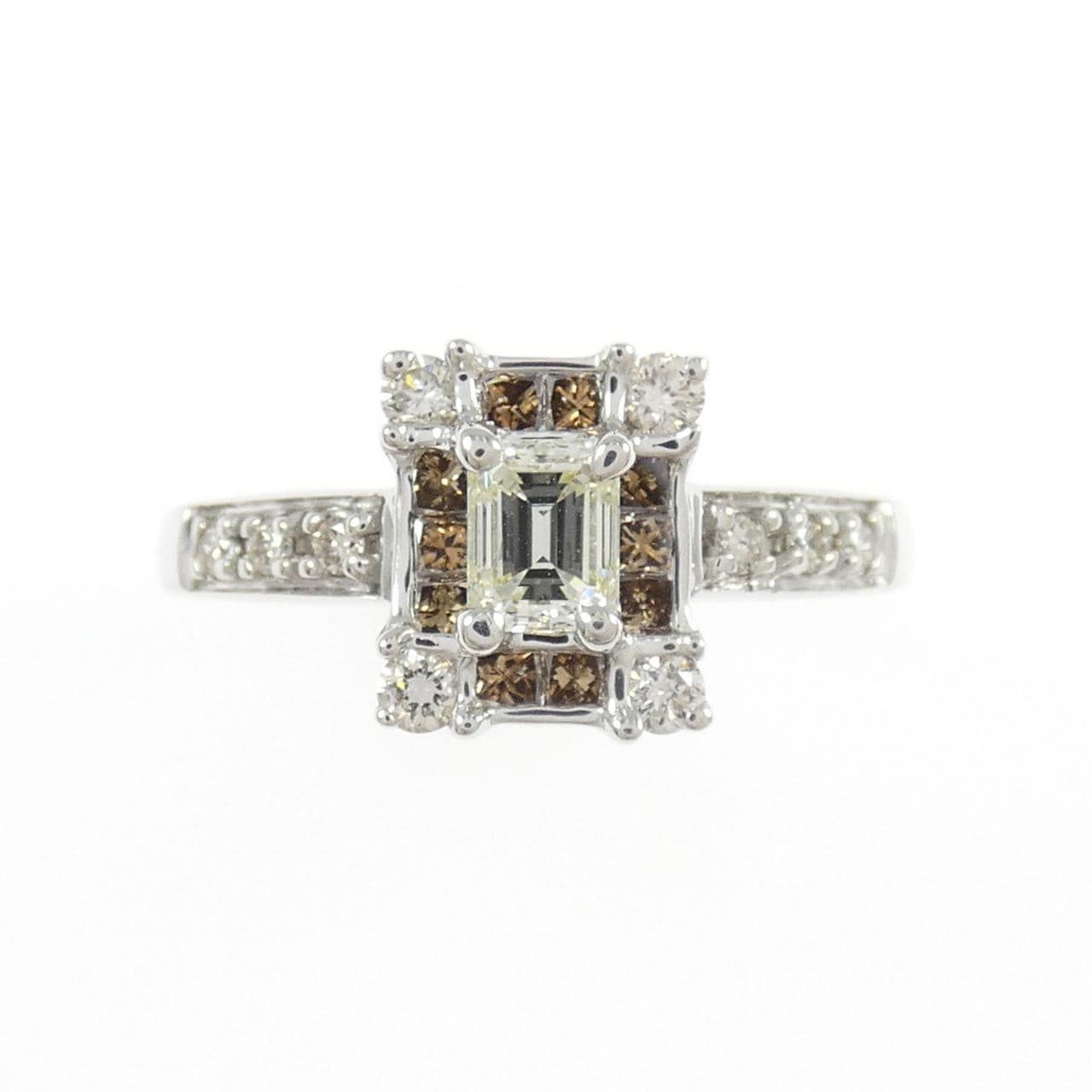 K18WG ダイヤモンド リング 0.329CT