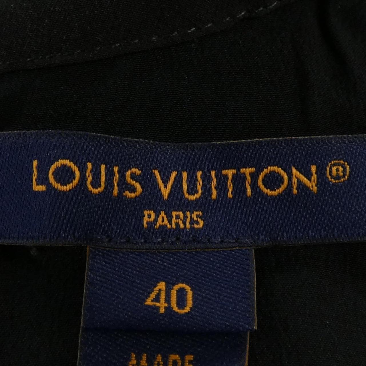ルイヴィトン LOUIS VUITTON プリーツカラー フィットドレス FTRS08NQA ワンピース