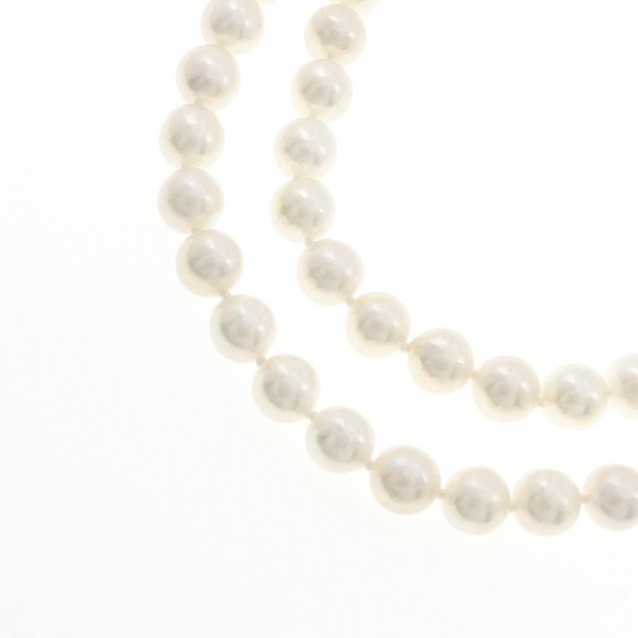 シルバークラスプ アコヤパール ネックレス 7-7.5mm