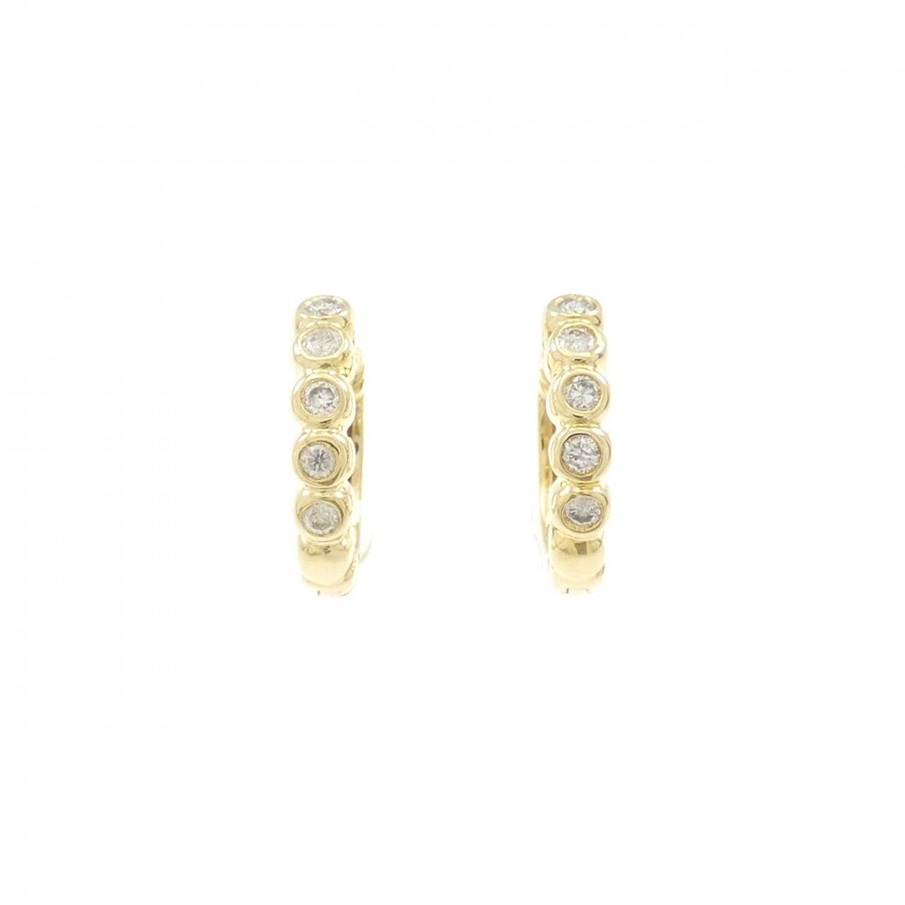 K18YG ダイヤモンド ピアス 0.20CT