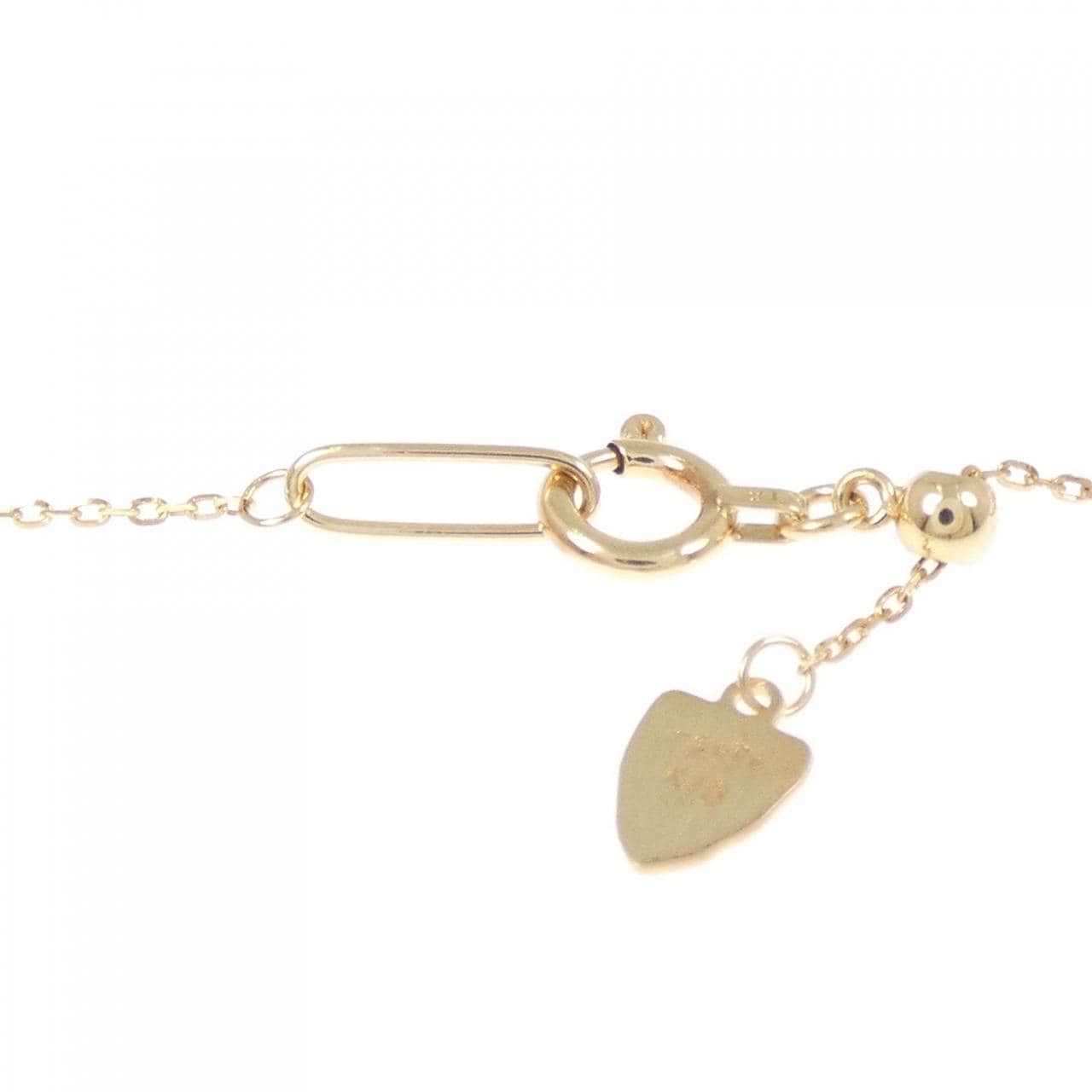 アガット ダイヤモンド ネックレス 0.1CT