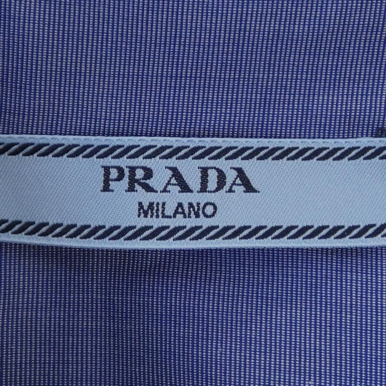 プラダ PRADA ポプリンシャツ トライアングルロゴ P414I SOOO 15CO シャツ
