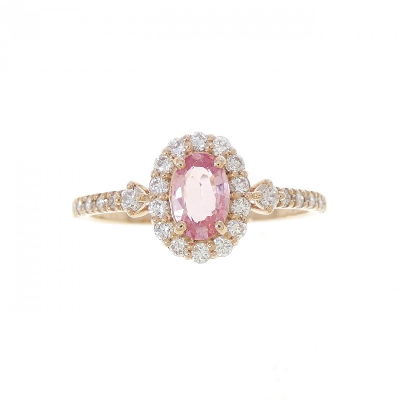 K18PG サファイヤ リング 0.458CT