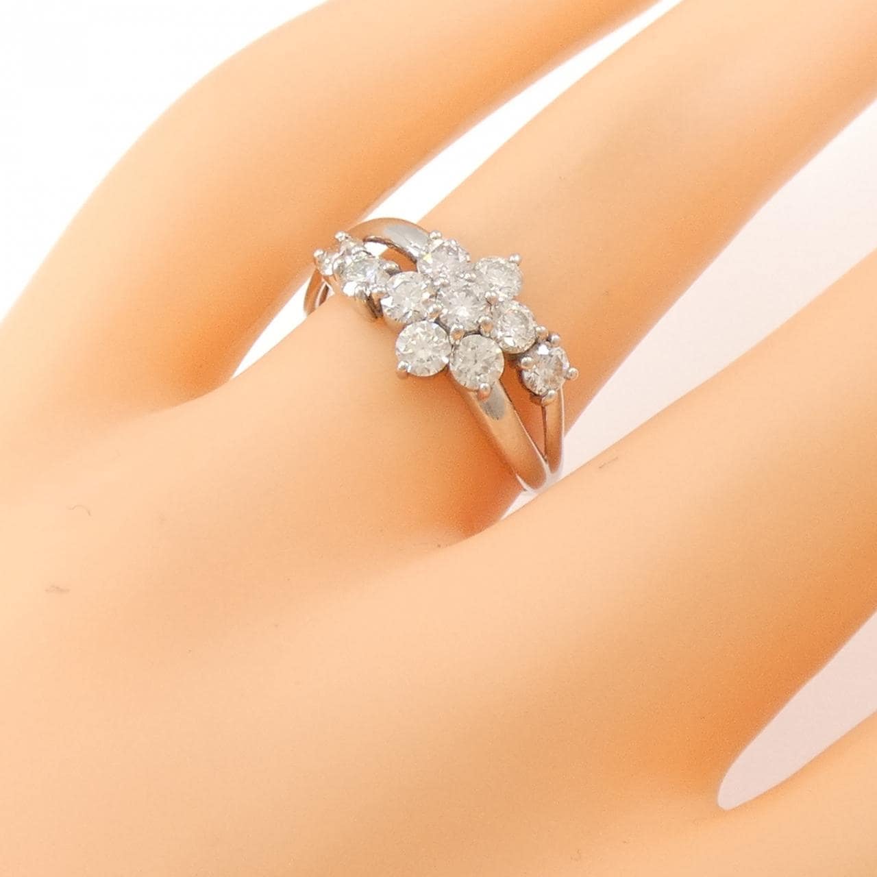 PT フラワー ダイヤモンド リング 1.00CT