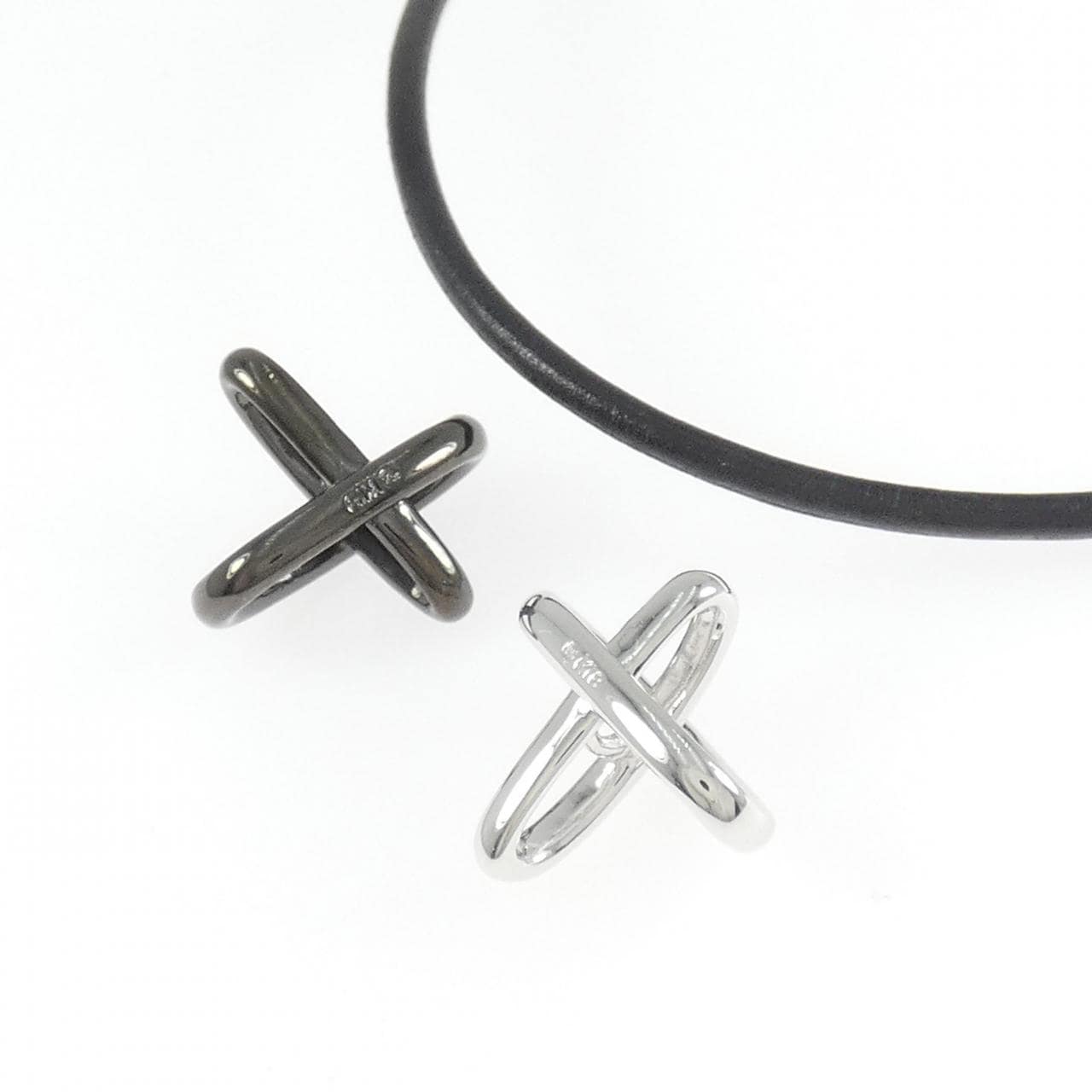 ミキモト K18WG/K18BG ネックレス