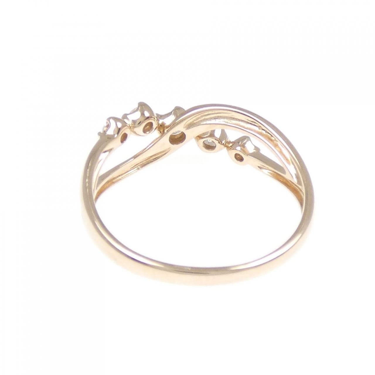 K18PG ダイヤモンド リング 0.21CT