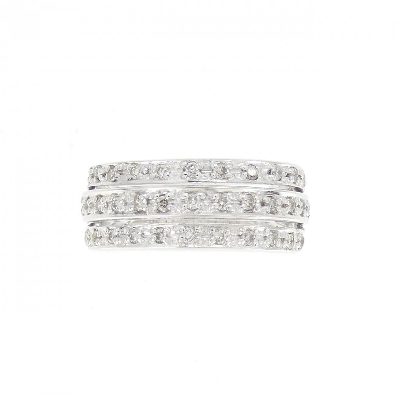 K18WG ダイヤモンド リング 0.30CT