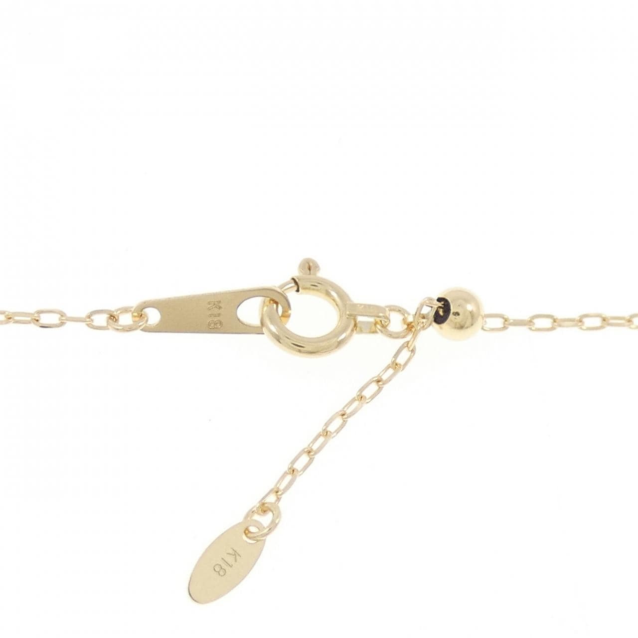 K18YG ダイヤモンド ネックレス 0.10CT