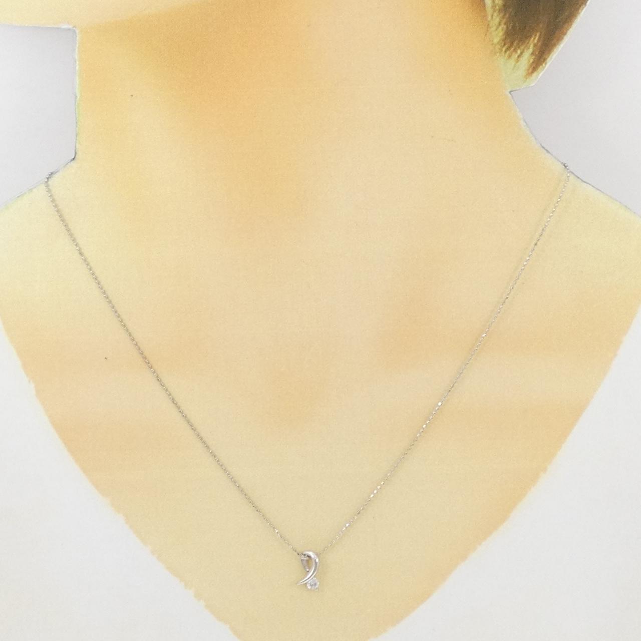 PT900/PT850 ダイヤモンド ネックレス 0.10CT