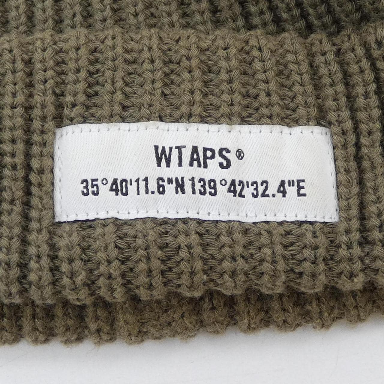 雙排扣WTAPS 211MADT-HT02針織帽