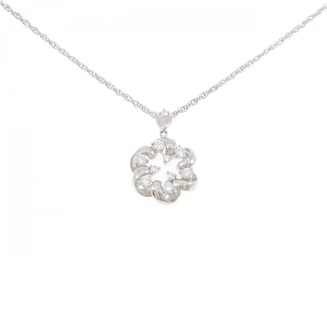 PT900/PT850 ダイヤモンド ネックレス 0.55CT
