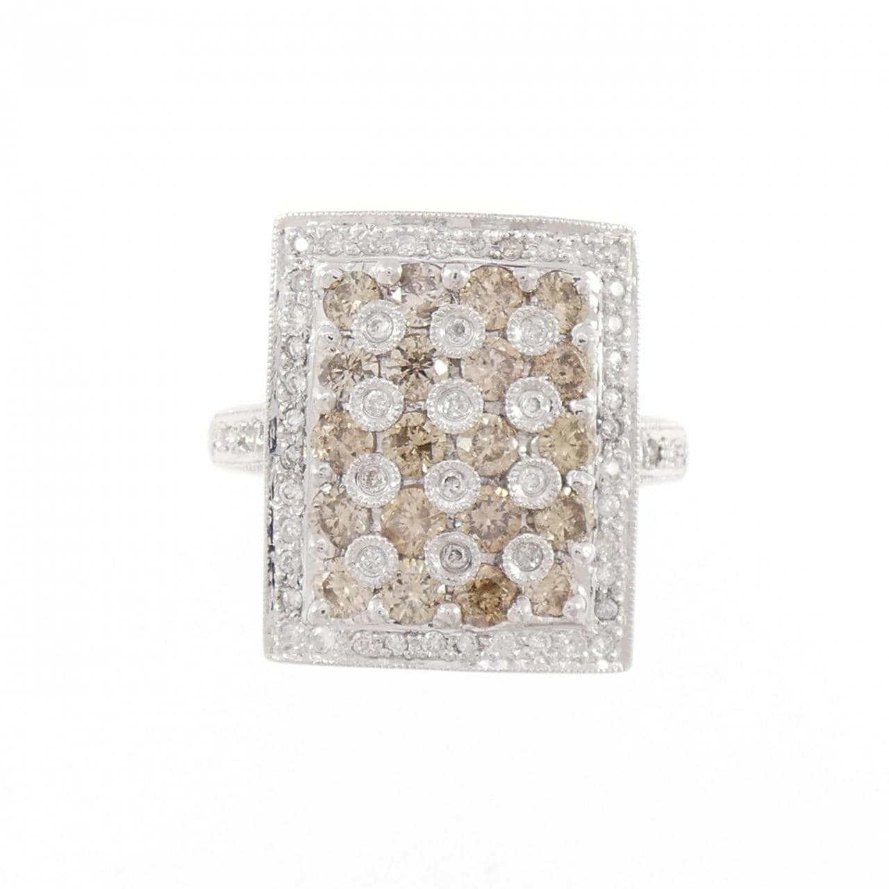 K18WG ダイヤモンド リング 1.50CT