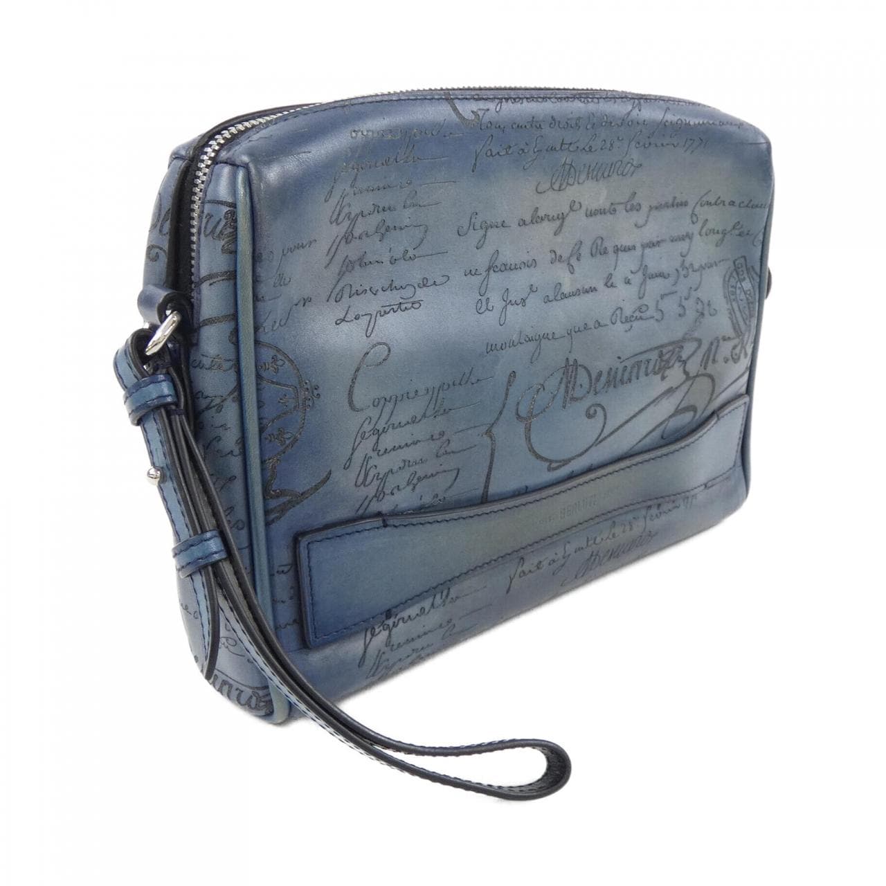 ベルルッティ Berluti ローズウッドスクリットレザーポーチ BAG