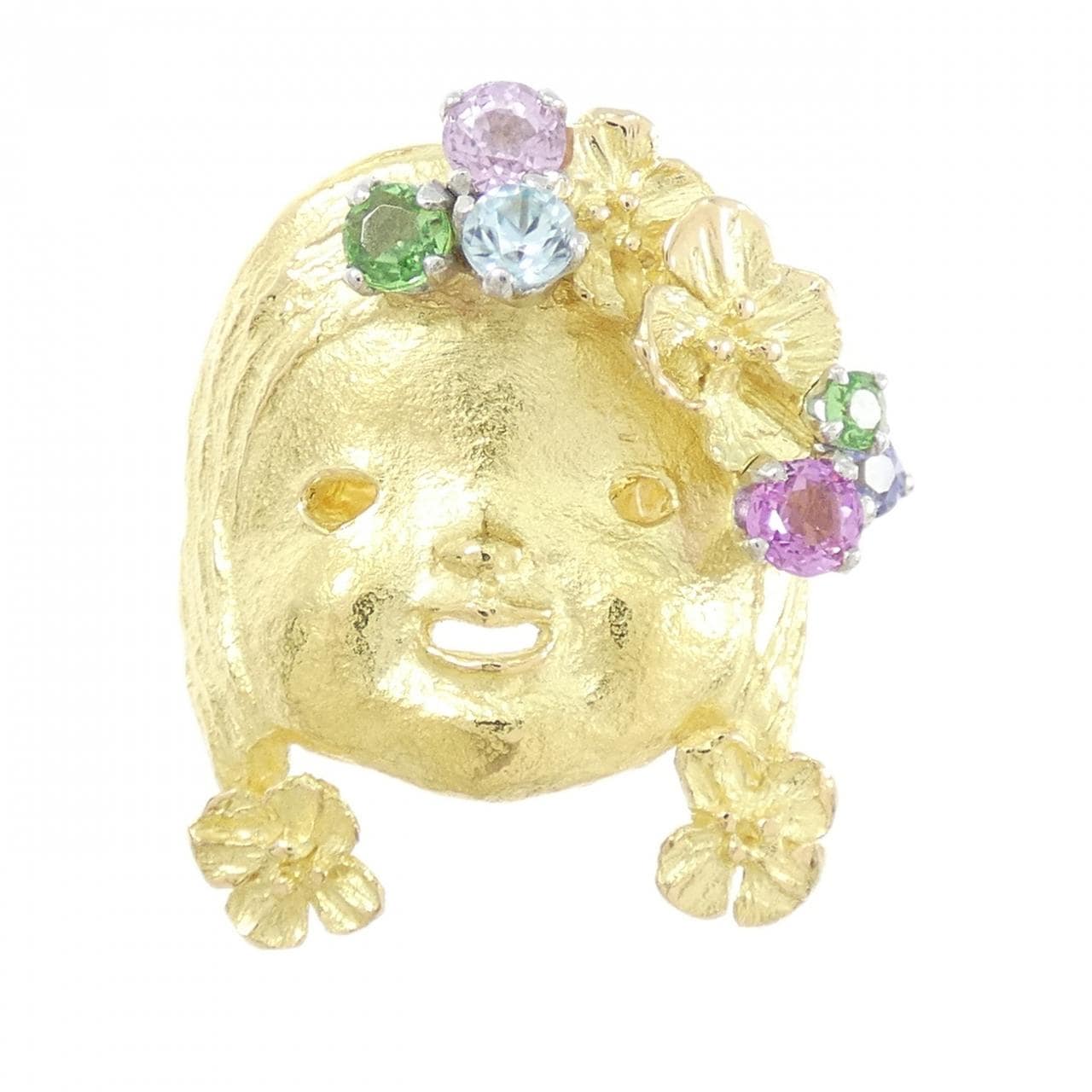 イワクラコウジ カラーストーン リング