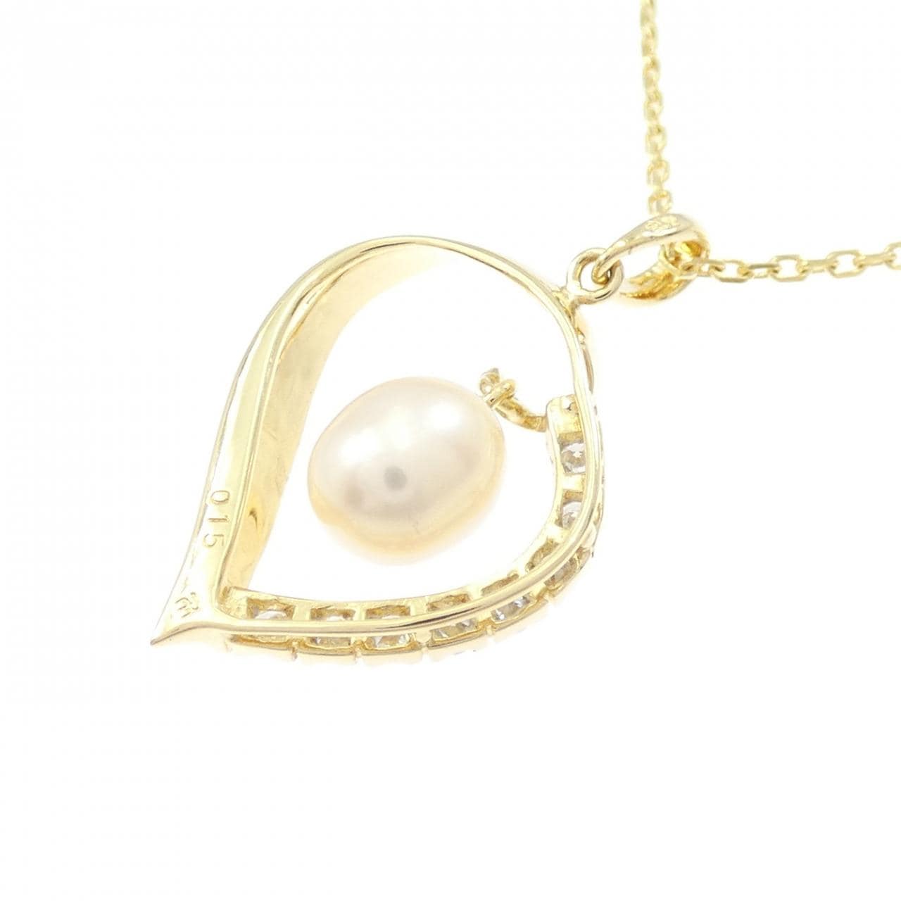 K18YG 淡水パール ネックレス