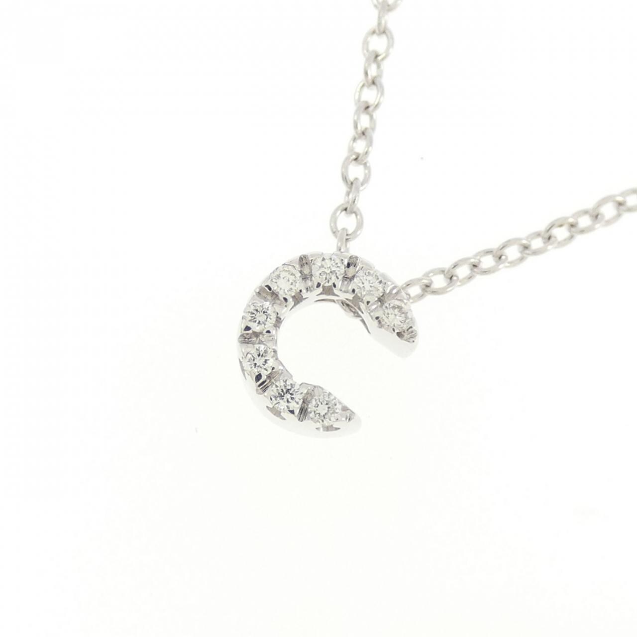ポンテヴェキオ イニシャル ネックレス 0.04CT