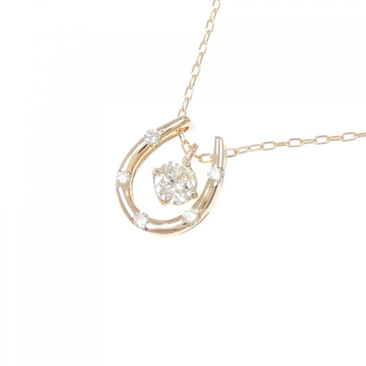 K18PG ダイヤモンド ネックレス 0.32CT