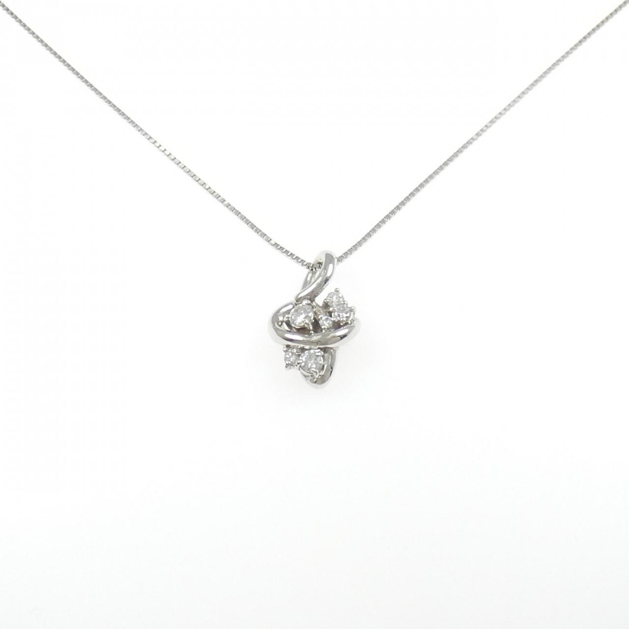 PT900/PT850 ダイヤモンド ネックレス 0.30CT