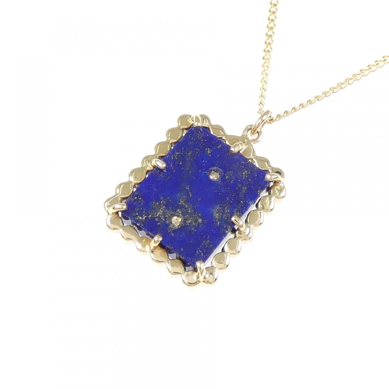 K18YG ラピスラズリ ネックレス