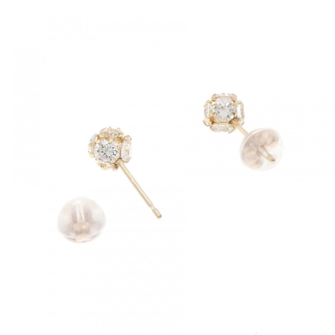 K10PG キュービック ピアス