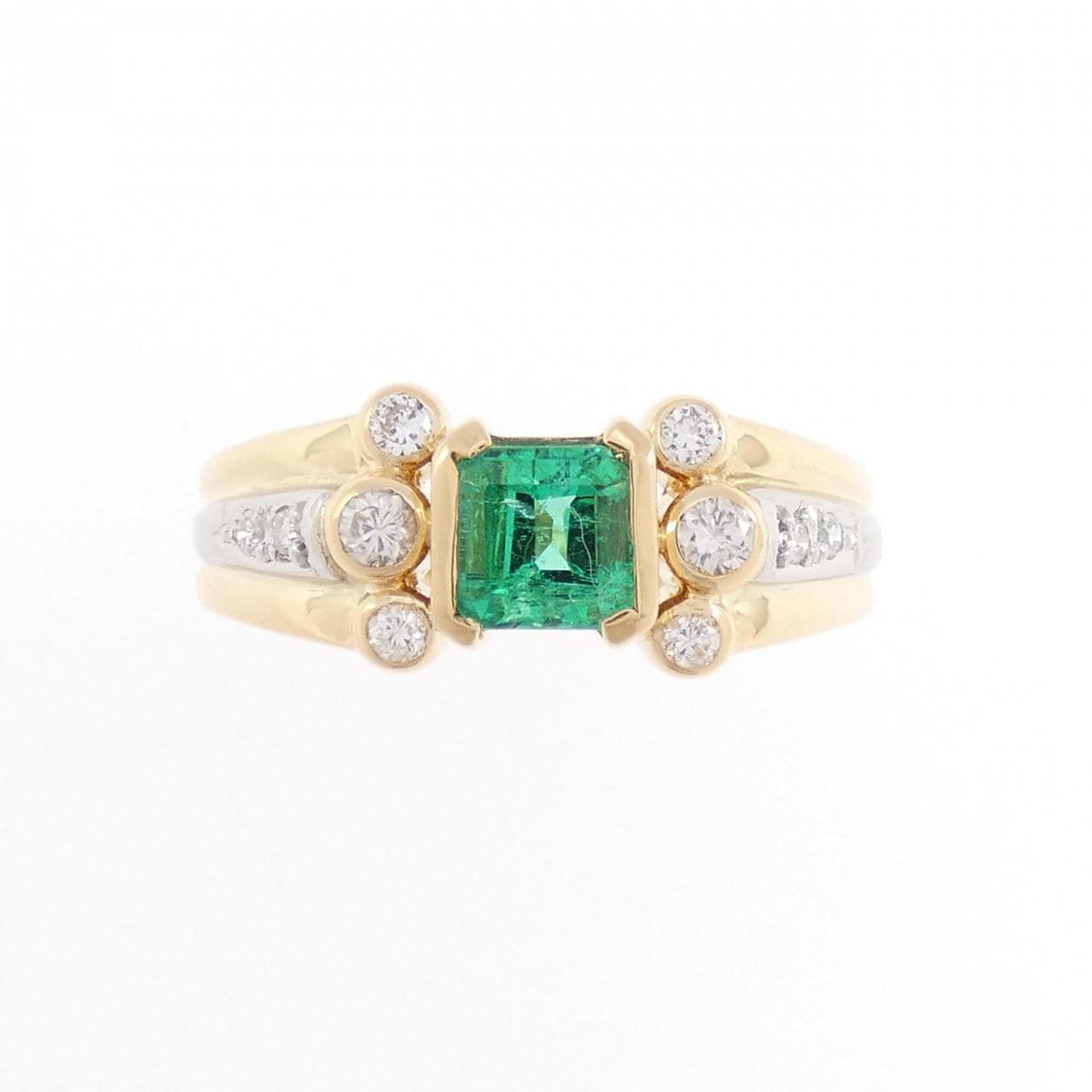 タサキ エメラルド リング 0.46CT
