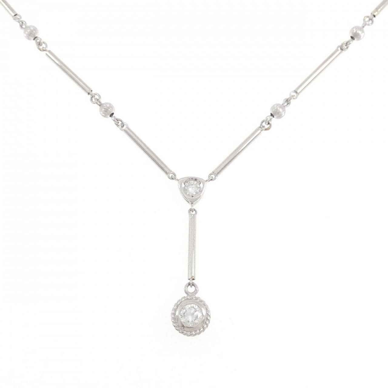 PT900/PT850 ダイヤモンド ネックレス 0.35CT