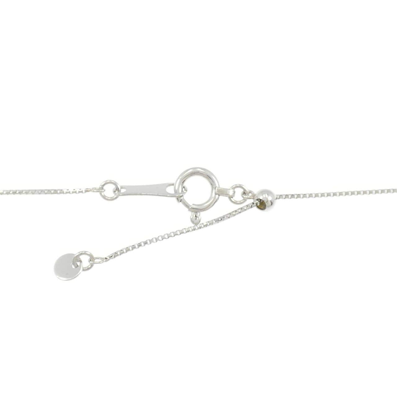 PT900/PT850 ハート ダイヤモンド ネックレス 0.210CT