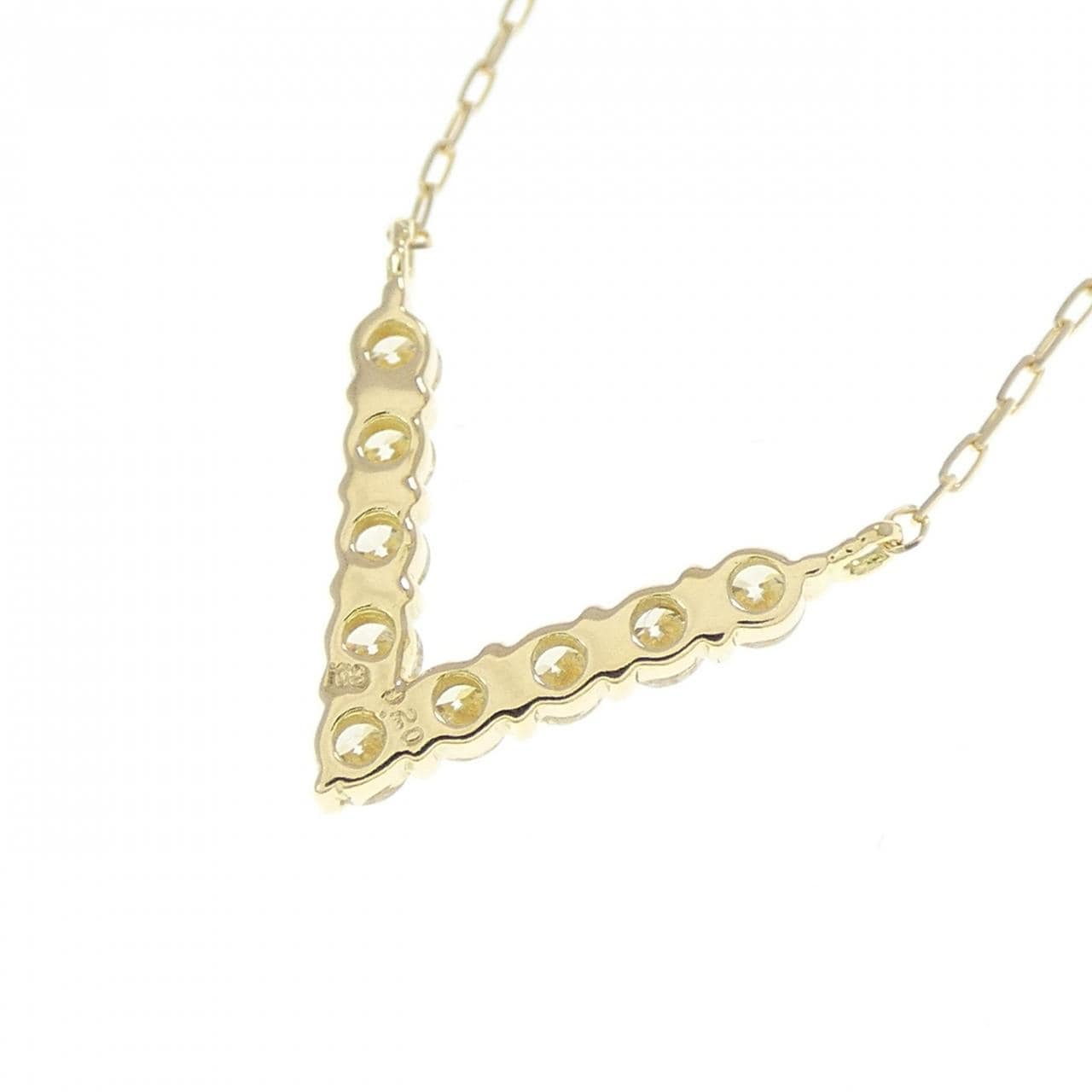 K18YG ダイヤモンド ネックレス 0.20CT