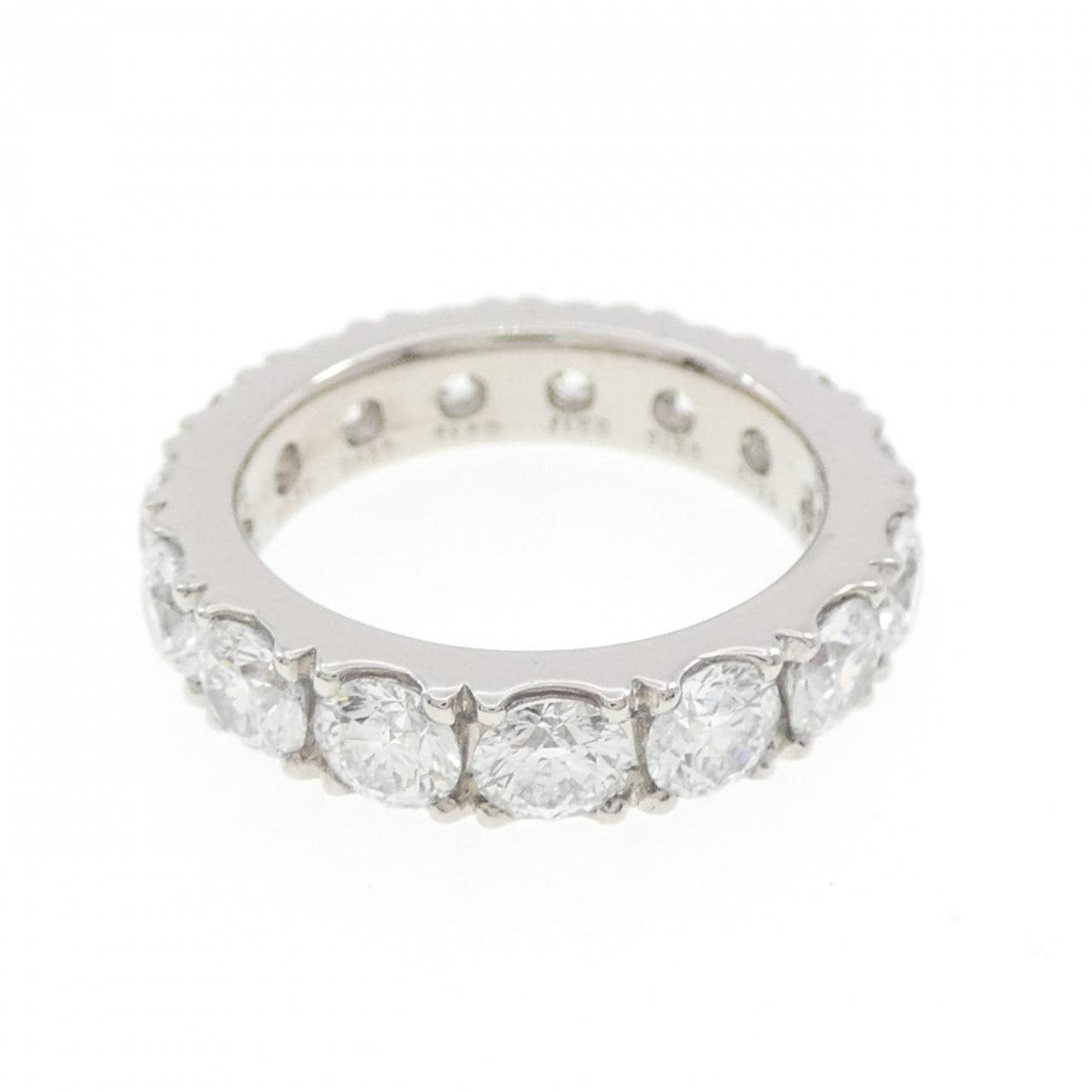 PT900 フルエタニティ ダイヤモンド リング 3.136CT