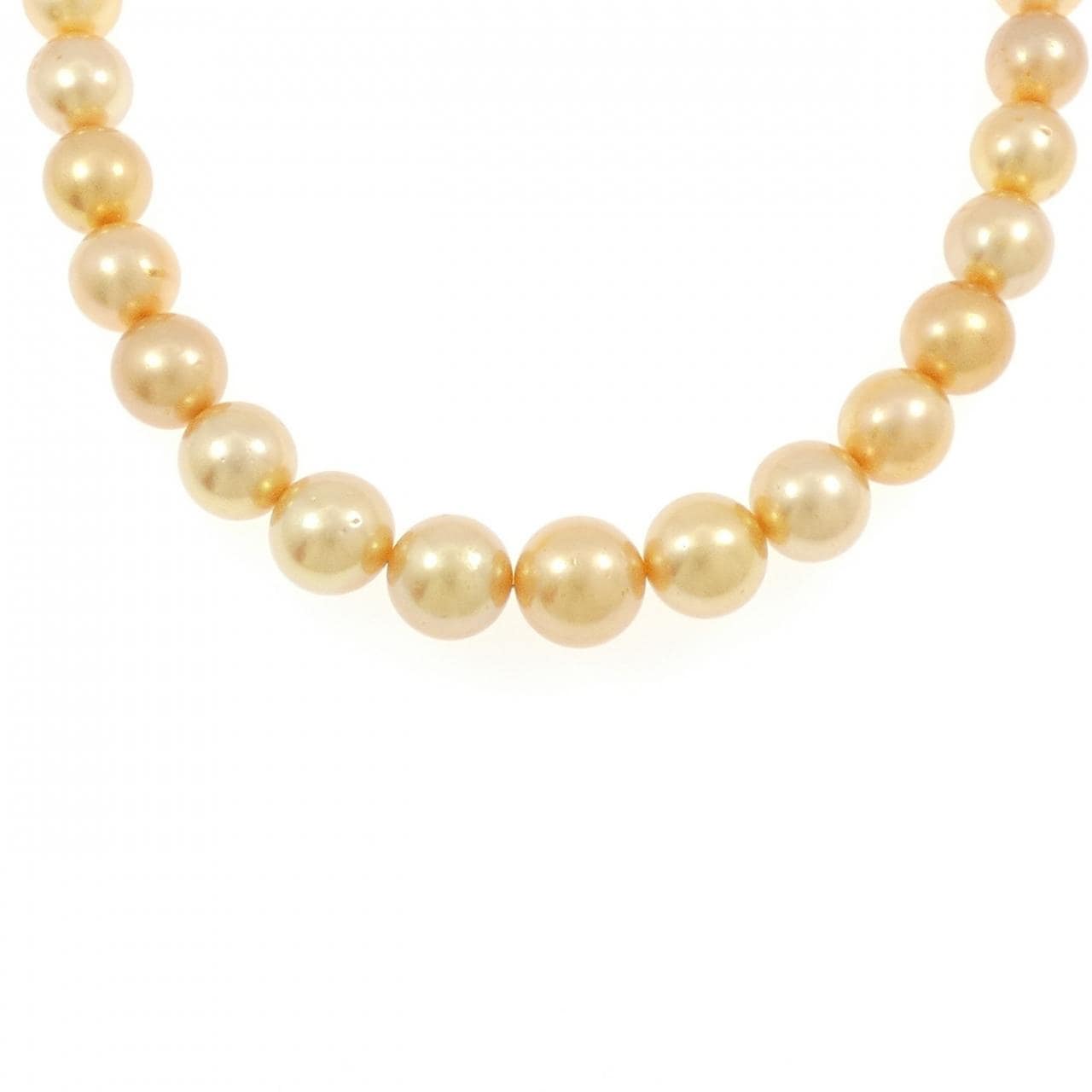 シルバークラスプ 白蝶パール ネックレス 8.5-13mm