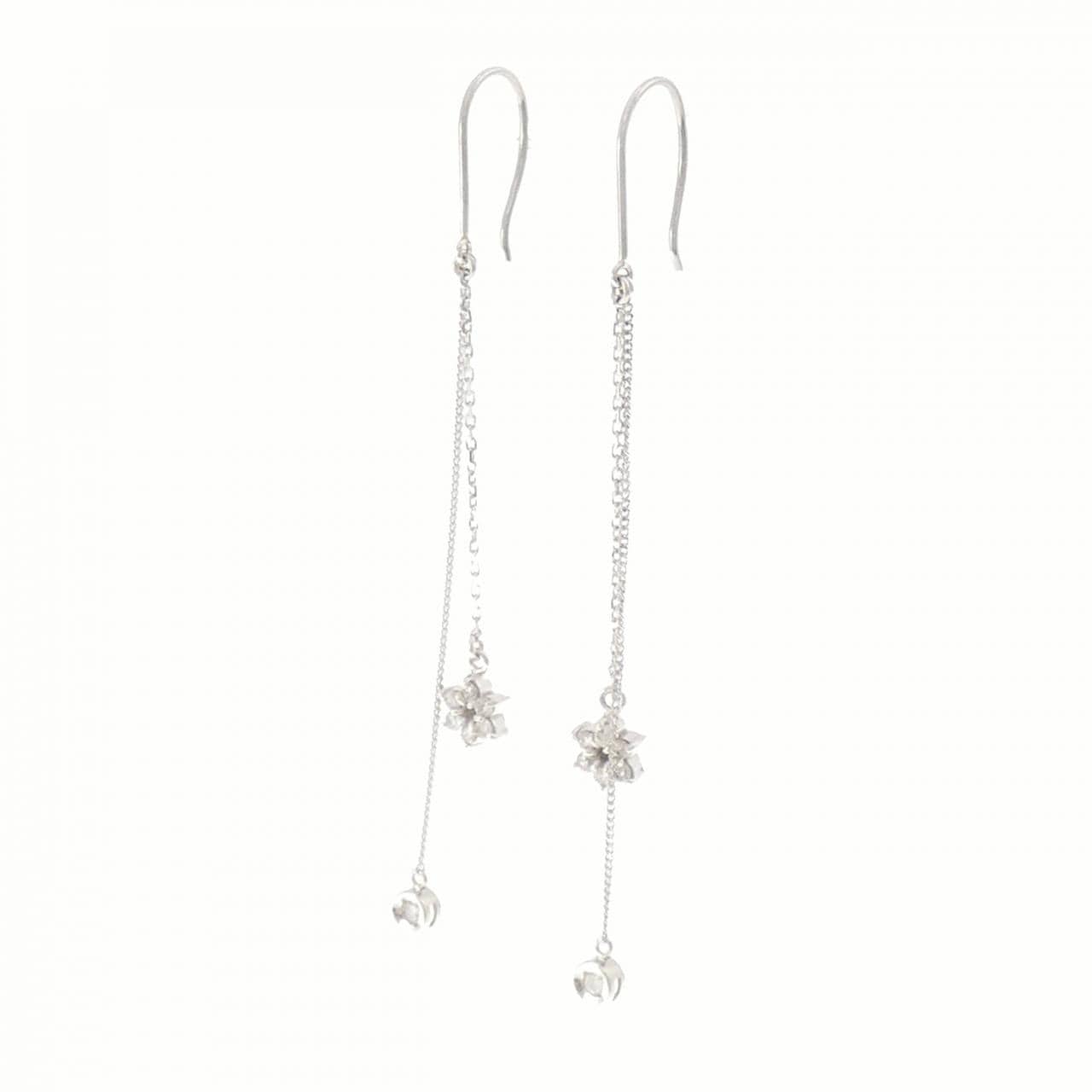 PT900 ダイヤモンド ピアス 0.24CT
