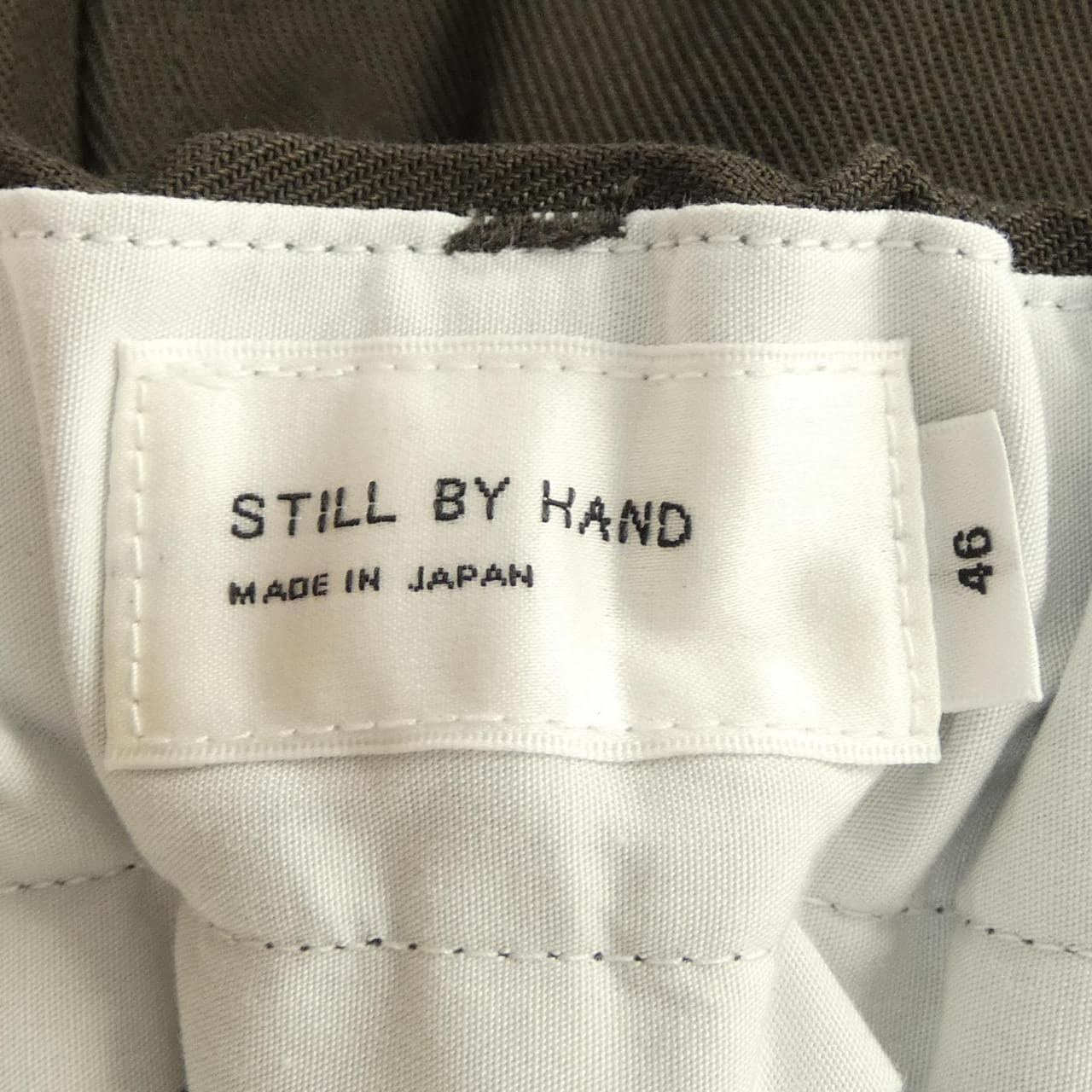 スティルバイハンド STILL BY HAND PT06523 パンツ