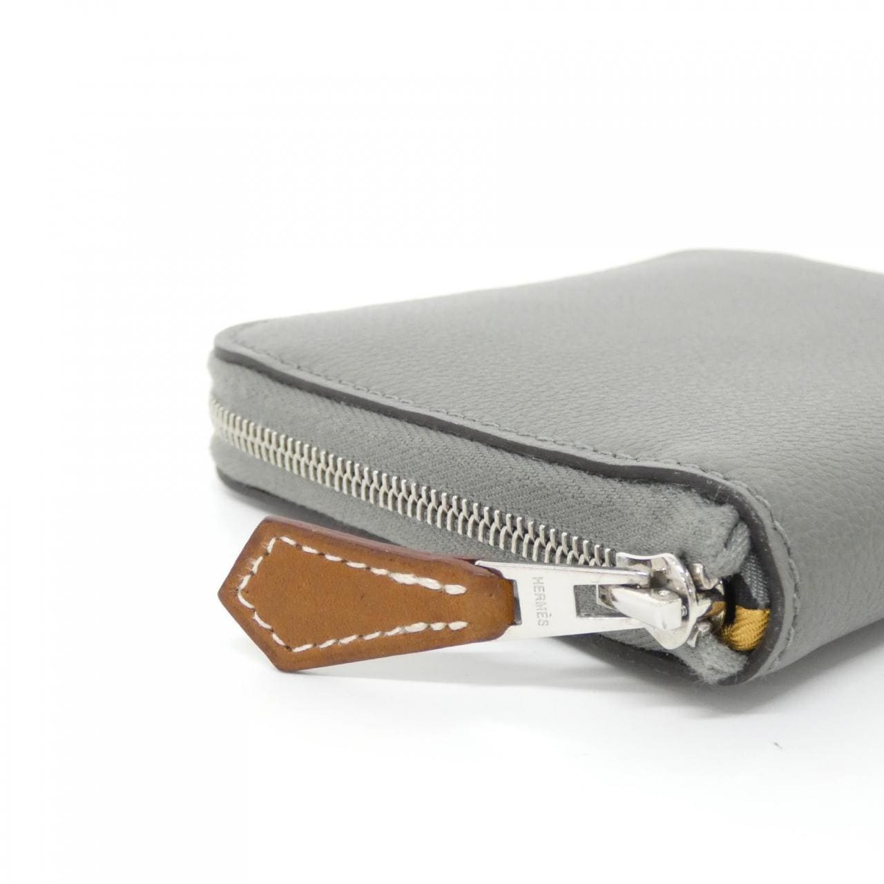 HERMES COLLIER DE CHIENS Silk in Compact 085244CK Wallet