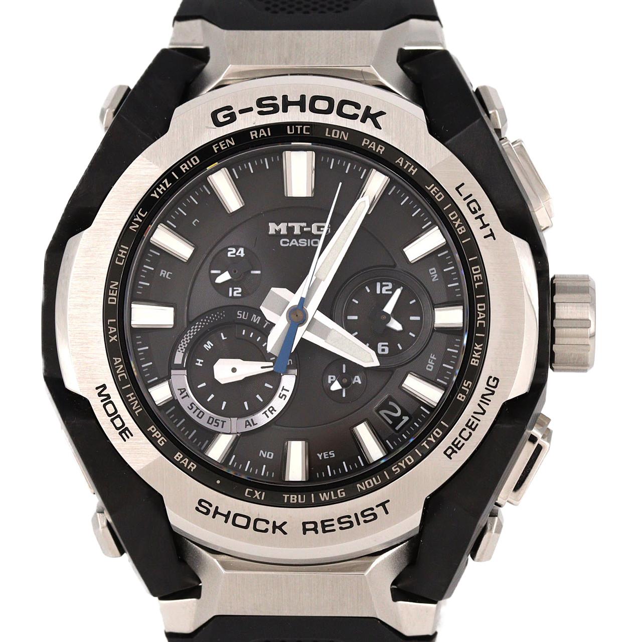 カシオ G-SHOCK･MT-G 電波時計 MTG-B4000-1AJF SSxカーボン ソーラークォーツ