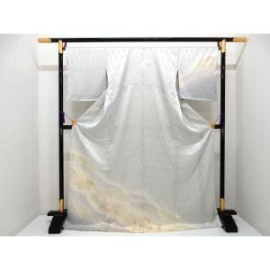 【未使用品】単衣　訪問着　金彩加工ボカシ染