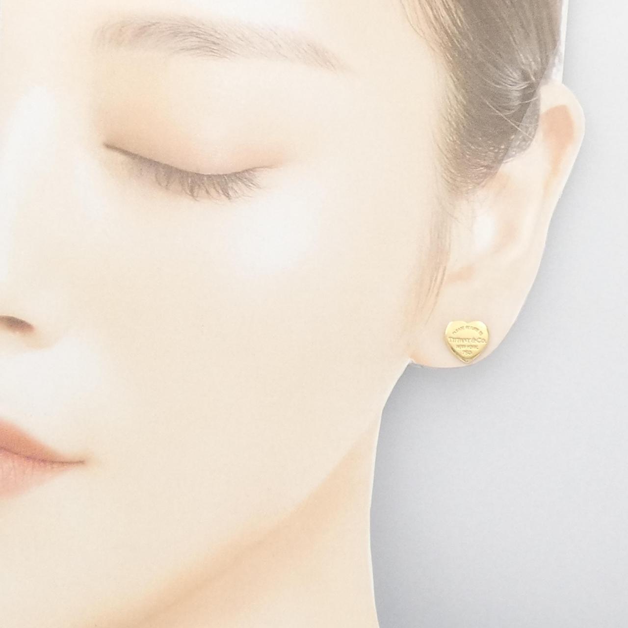 TIFFANY回歸TIFFANY心形標籤迷你耳環
