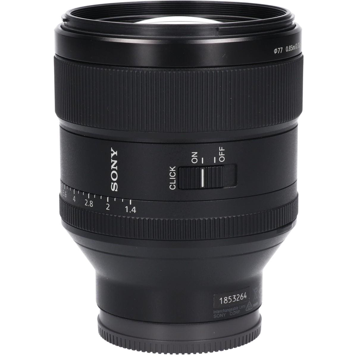 ＦＥ８５ｍｍ　Ｆ１．４ＧＭ（ＳＥＬ８５Ｆ１４ＧＭ）