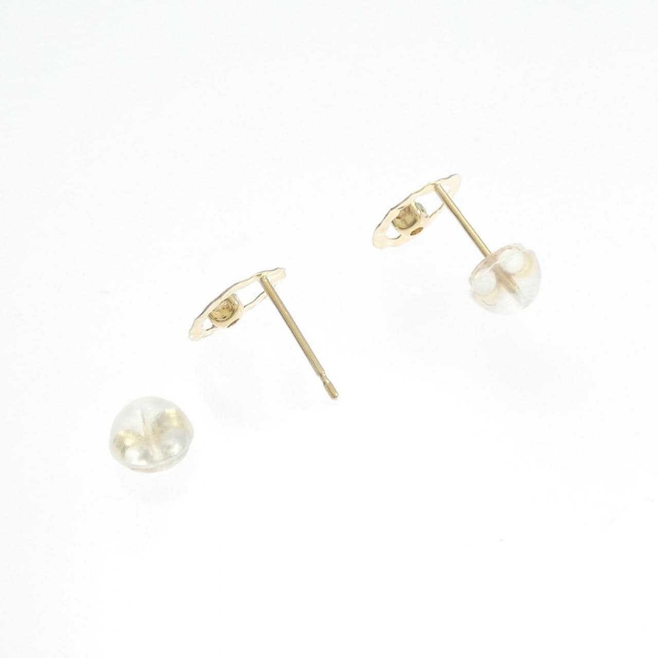 K18YG鑽石耳環 0.14CT