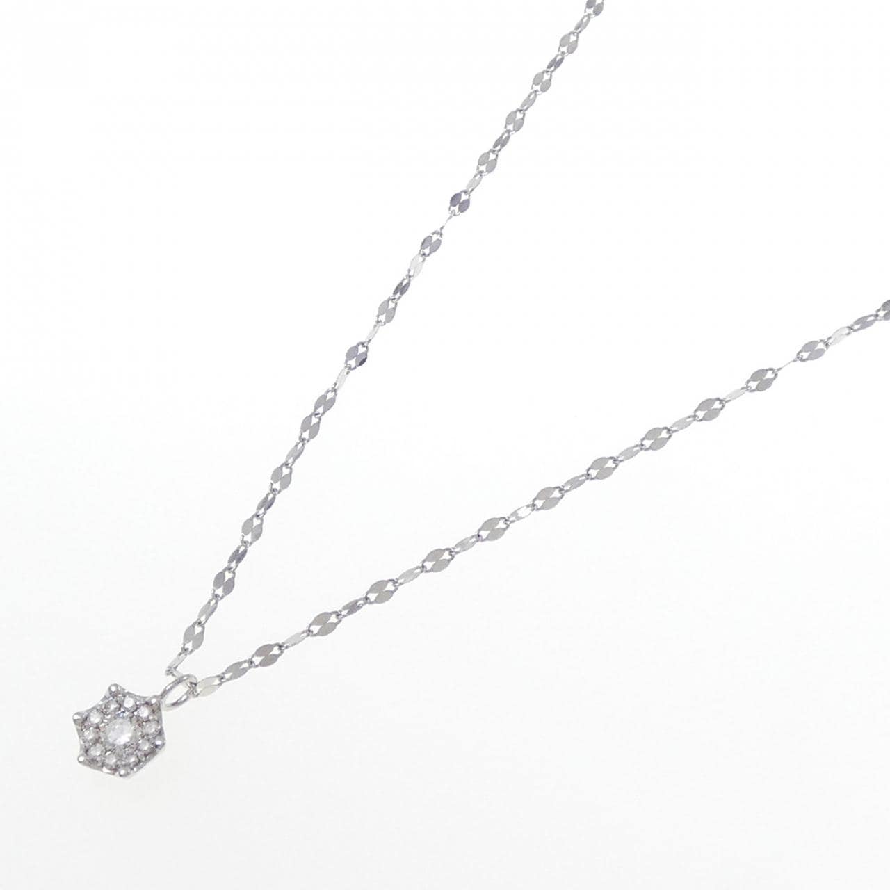 PT900/PT850 ダイヤモンド ネックレス 0.31CT
