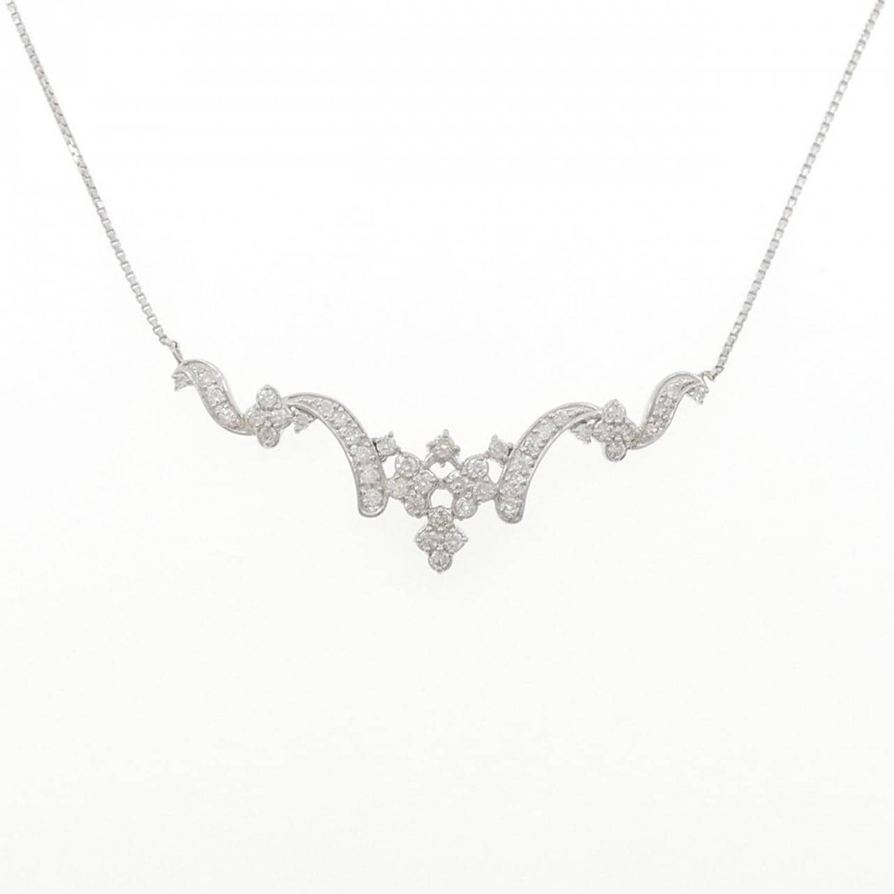 PT900/PT850 ダイヤモンド ネックレス 0.50CT