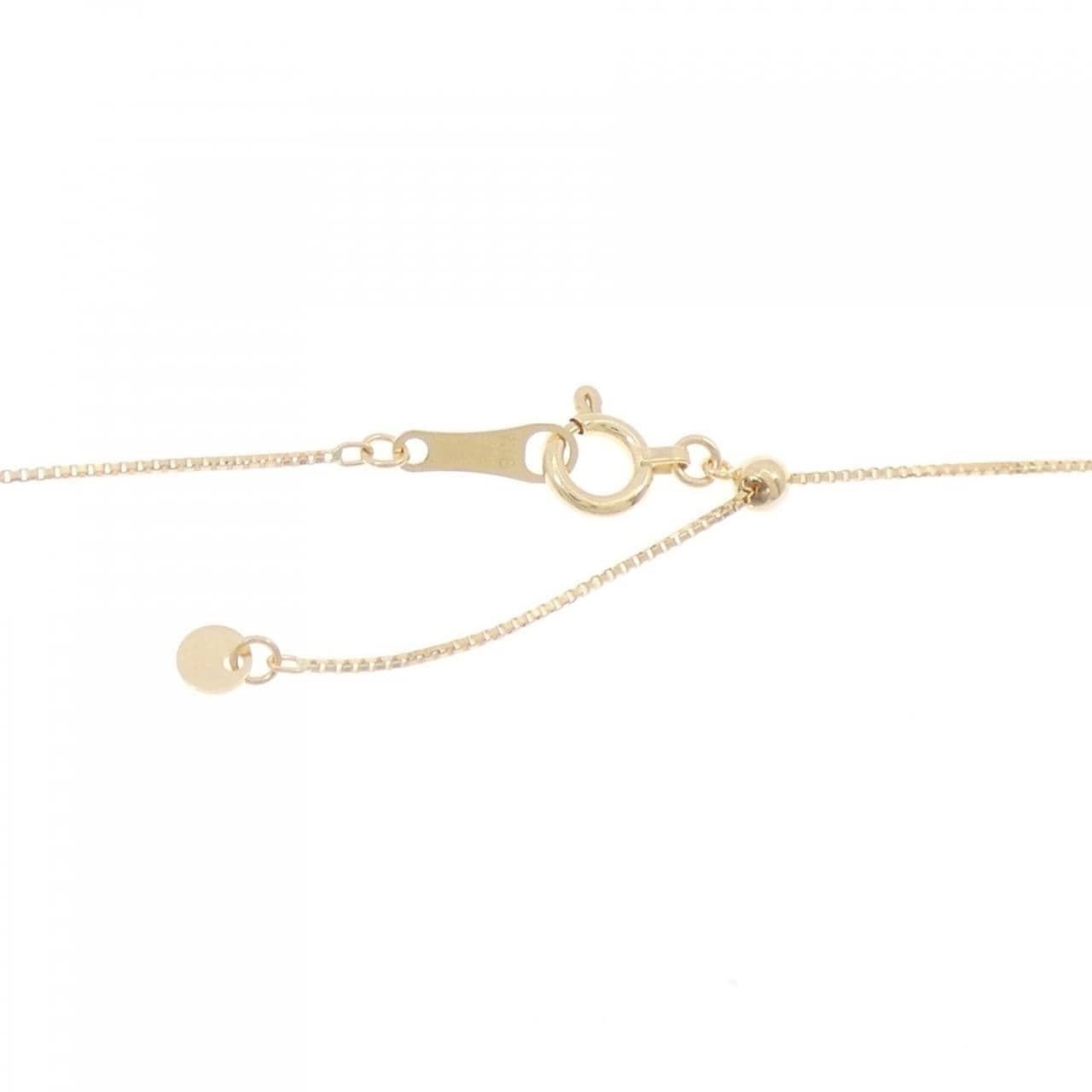 K18YG ホースシュー ダイヤモンド ネックレス 0.50CT