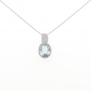 PT900/PT850 アクアマリン ネックレス 3.24CT