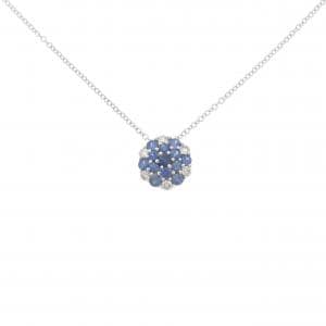 K18WG サファイヤ ネックレス