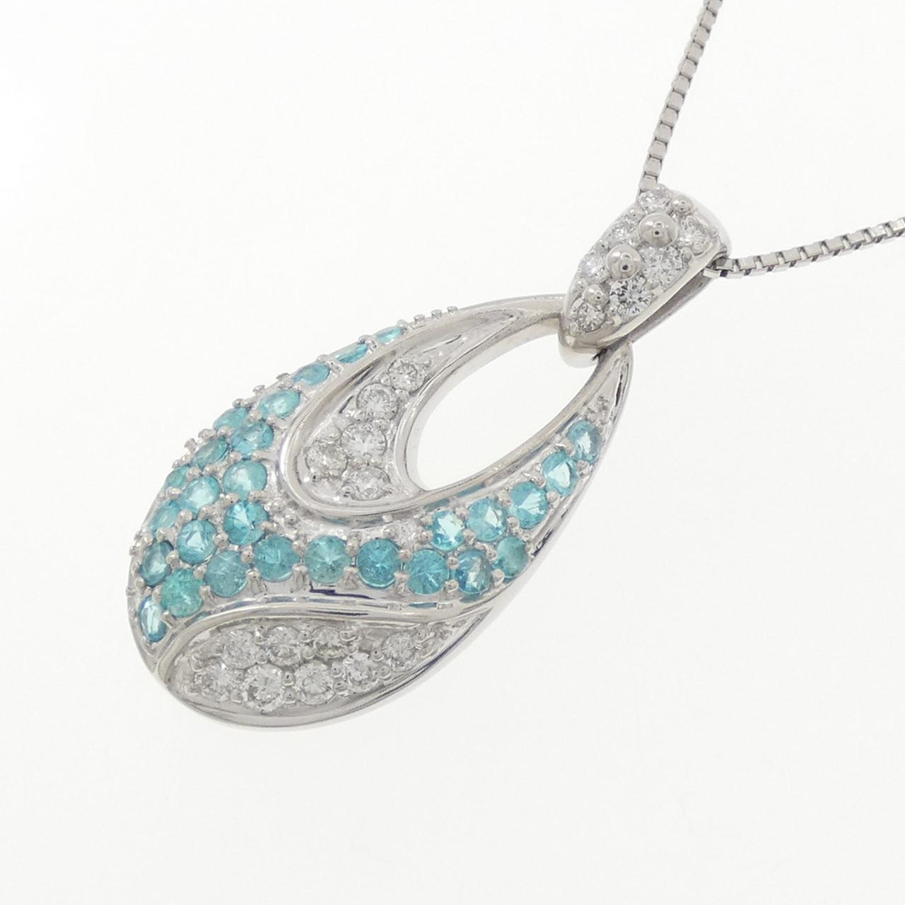 PT900/PT850 トルマリン ネックレス 0.38CT