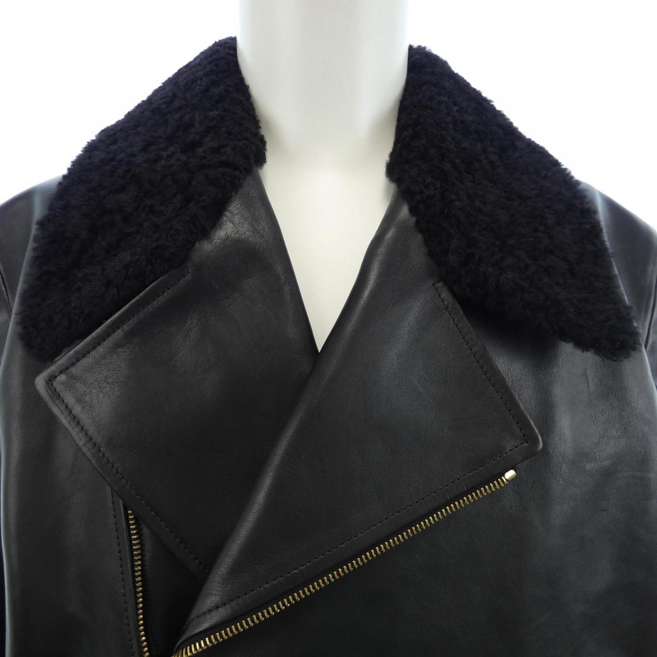 ルイヴィトン LOUIS VUITTON レザーライダースジャケット