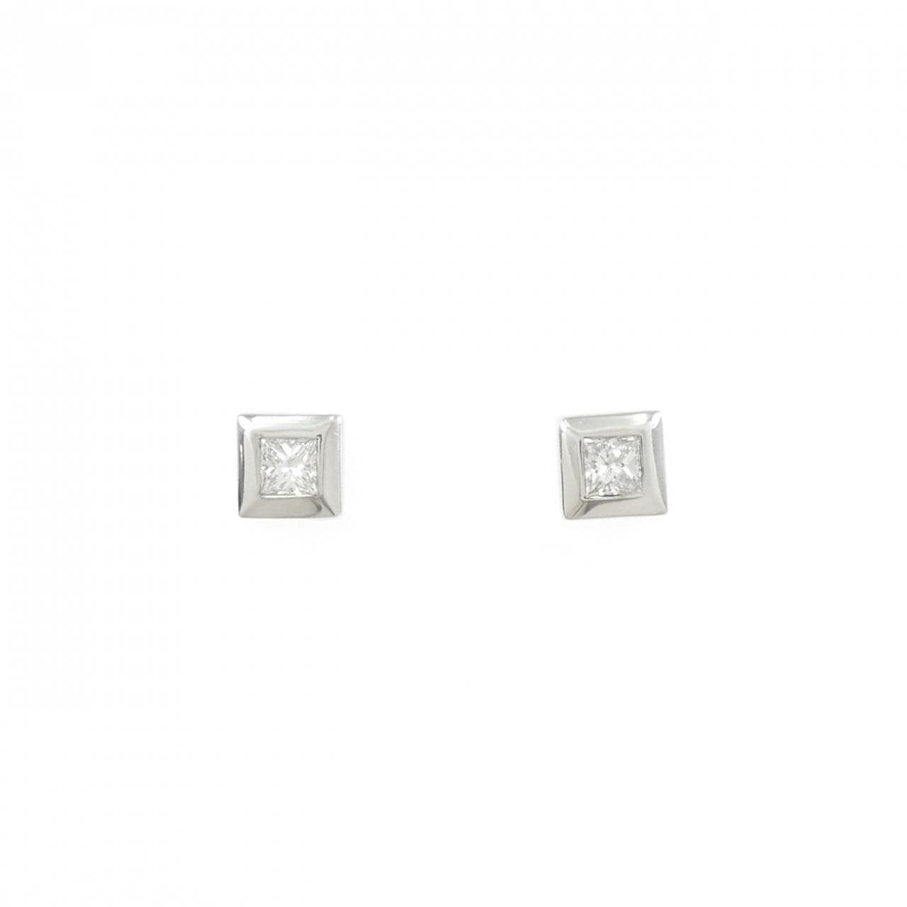 PT900 ダイヤモンド ピアス 0.18CT