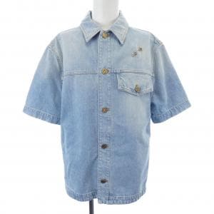 ルイヴィトン LOUIS VUITTON デニムショートスリーブシャツ HLS50WEU6 S／Sシャツ