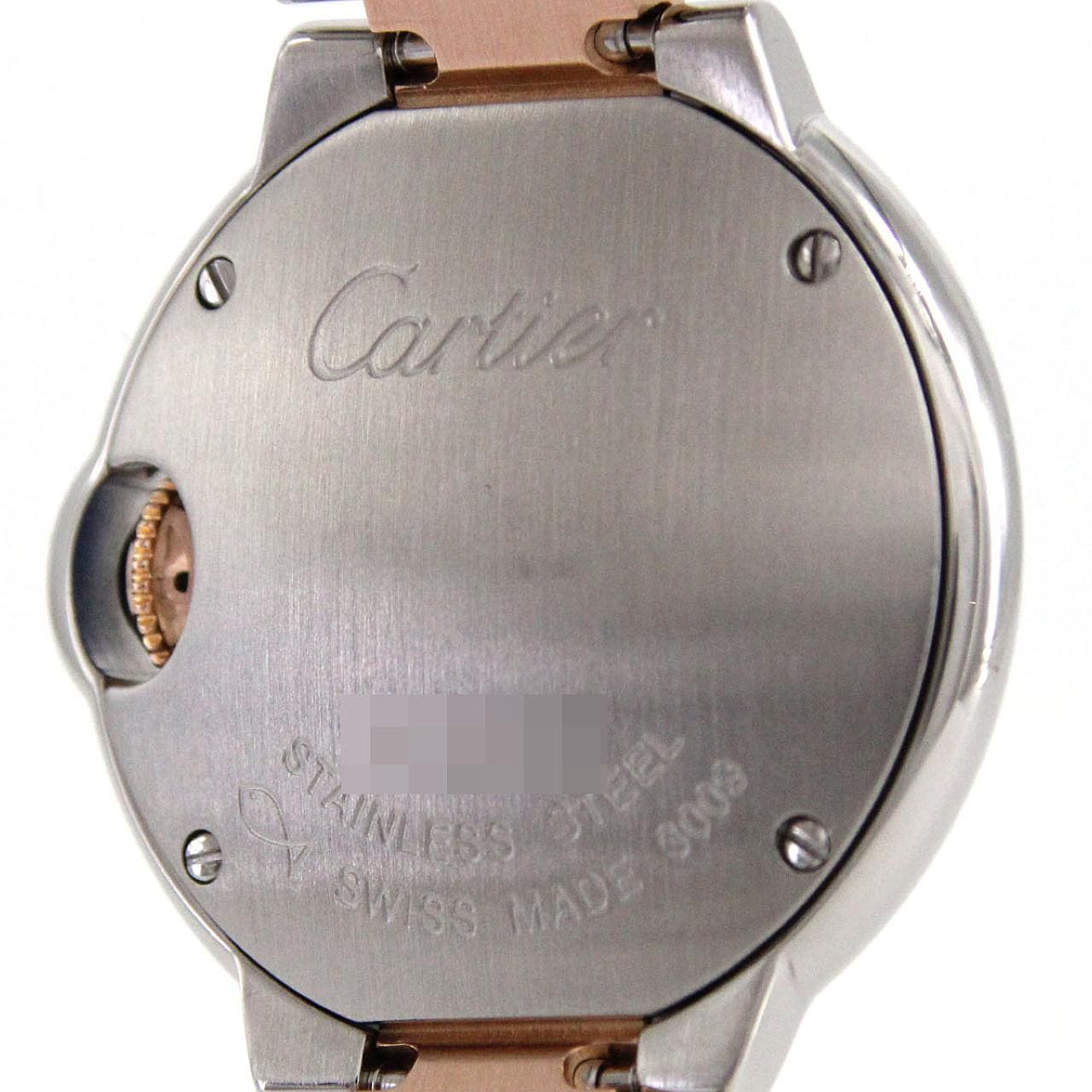 カルティエ バロンブルーSM PGコンビ W6920034/W2BB0009 SSxPG クォーツ