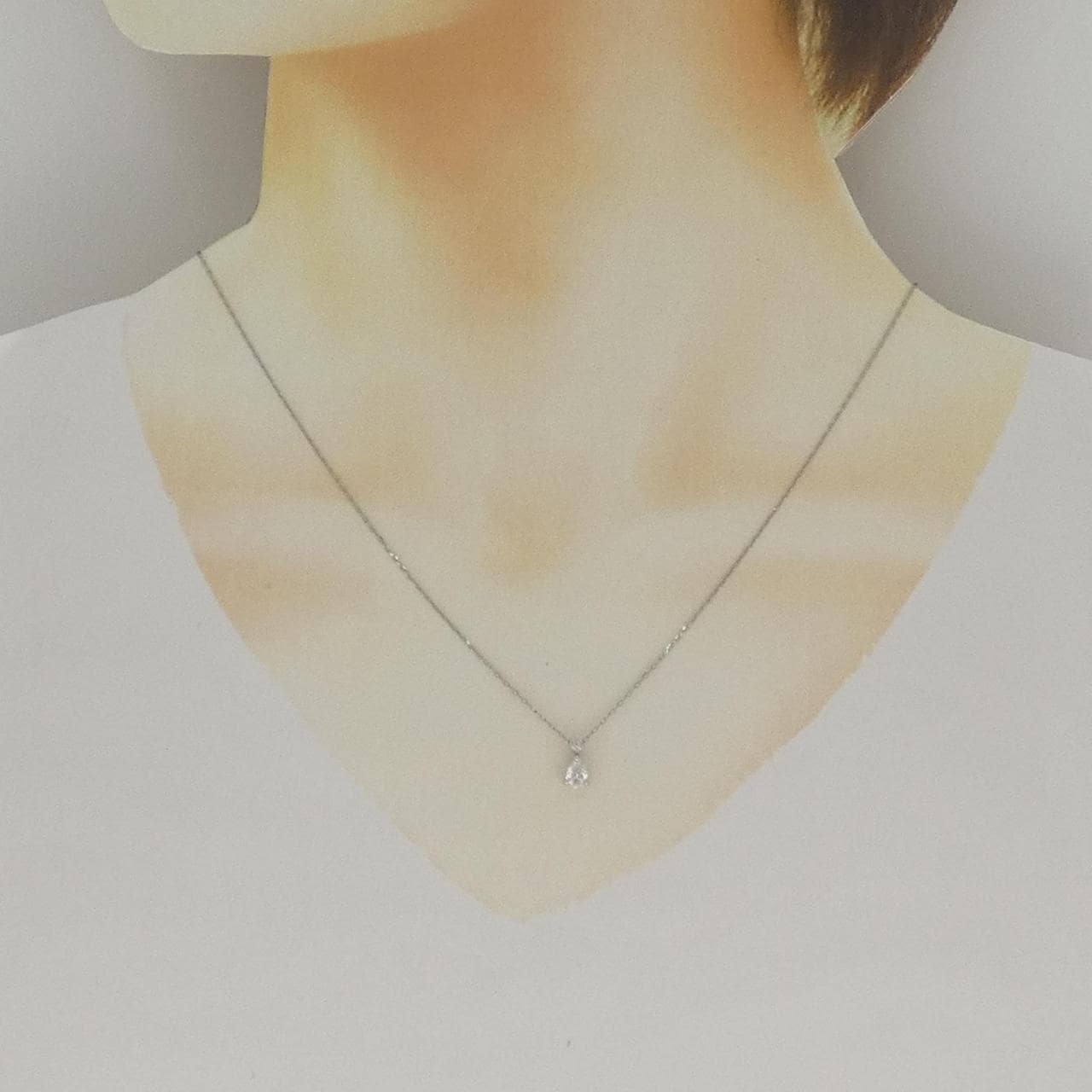 ジーエスティービー ダイヤモンド ネックレス 0.30CT