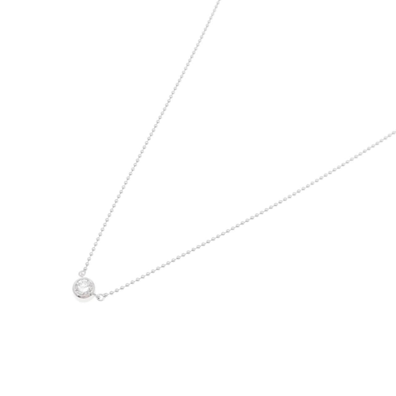 K18WG ダイヤモンド ネックレス 0.21CT